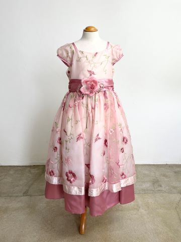 リユース販売商品　キッズドレス　スプリングフラワー１２５