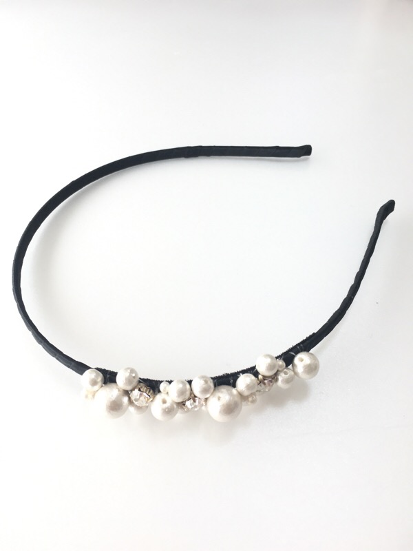 PETITオリジナル コットンパール　カチューシャ