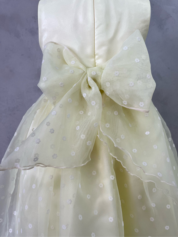 ドレス生地のアップ写真です。