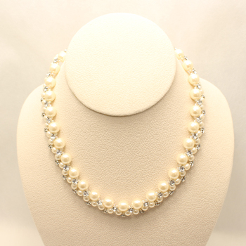 レンタル　ネックレス　ラインストーンA-22