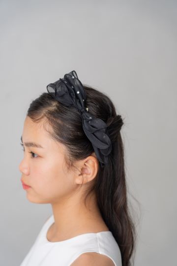 チュールリボン　ヘッドドレスH－92