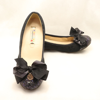 レンタル　キッズ　フォーマルシューズ　　　　　　　フラットリボンシューズ22ｃｍS-180